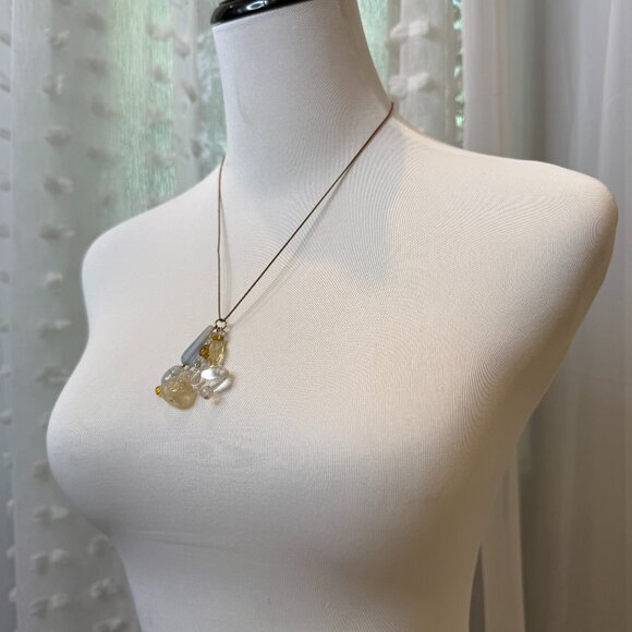 Handmade Beaded Charm Necklace - Picture 1 of 2